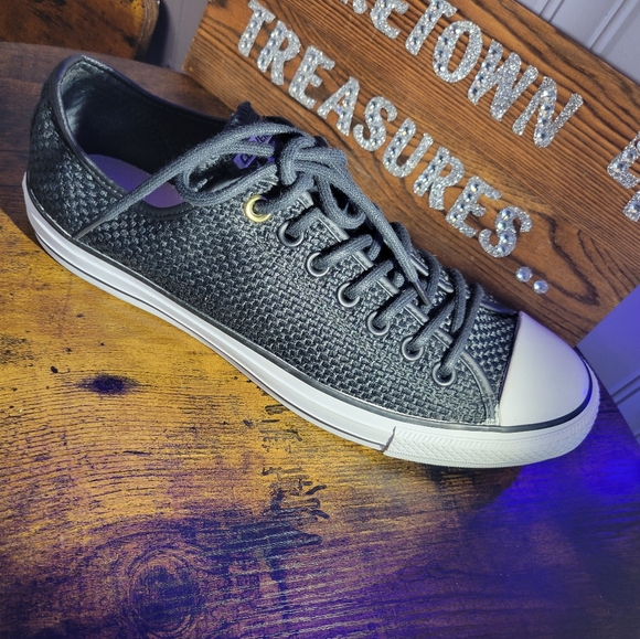Converse Chuck Taylor All Star Ox Amp cloth low top Sneakers black/white - Picture 10 of 16